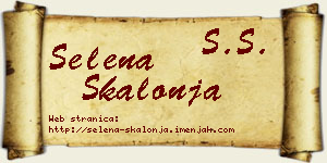 Selena Škalonja vizit kartica